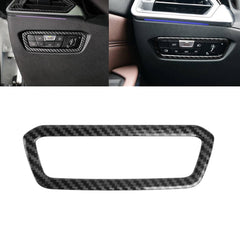 Carbon Fiber Pattern Inner Headlight Switch Frame For BMW 3 Series G20 2019-2021