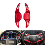 Red Aluminum Steering Wheel Paddle Shifter Extension For Chevy Camaro 2012-2015