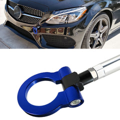 Blue Metal Track Racing Style Aluminum Tow Hook For Mercedes Benz C E S M GLA GLK