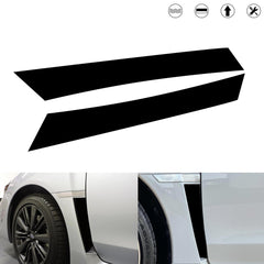 2pcs Matte Black Fender Side Vent Stickers Decor For Subaru WRX STI 2015-2021