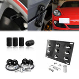 Set Tow License Plate + Air Valve Cap + Release Fastener For Porsche 911 Boxster