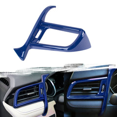 1PC Blue Left Side Air Vent Outlet Frame Cover Decor For Toyota Camry 2018-2024