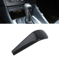 Carbon Fiber Pattern Gear Shift Knob Shell Cover Trim For BMW 1 3 Series E87 E90
