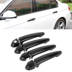 Carbon Fiber Pattern Door Handle Cover For BMW 3 Series E90 E91 Sedan  X1 X2 X3 X4 X5 X6 2005-2012