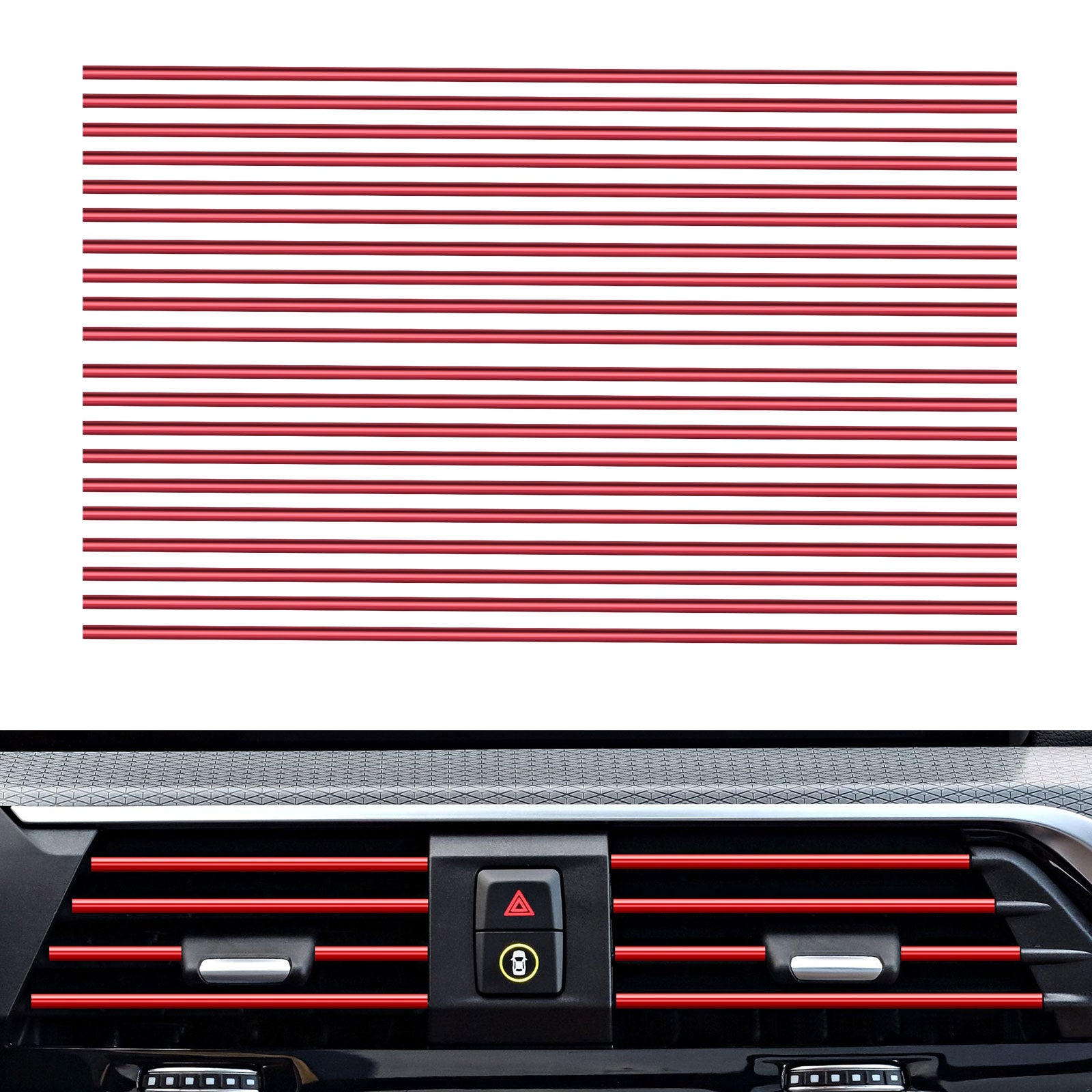 Universal Car Air Conditioner Vent Trim Decoration Strip