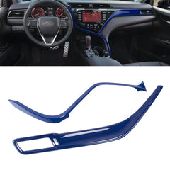 Blue Inner Dashboard Center Strip Panel Cover Trim For Toyota Camry 2018-2024