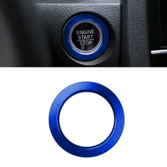 Sport Blue Engine Start Button Ring Decor Cover Trim For Honda Civic Accord 10th
