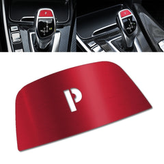 Red Gear Shift Knob Lever P Parking Shift Button Cover Frame Trim For BMW 2 3 4 5 6 Series X3 X4 X5 X6 F22 F23 F30 F31 F32 F33 F34 F10 F06 F25 F26 F15 F16