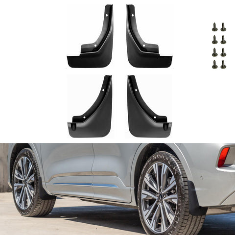 Front and Rear Fender Flares Mud Flap Splash Guard Set For Ford Escape 2020-2024