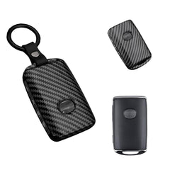 Carbon Fiber Look Full Protect Remote Smart Key Fob Cover For Mazda CX-9 2020-21