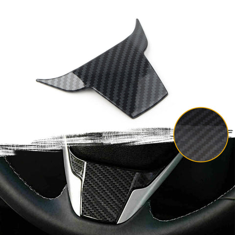 Carbon Fiber Pattern Steering Wheel Lip Frame Cover For Honda Civic 2016-2021,CRV 2017-2022