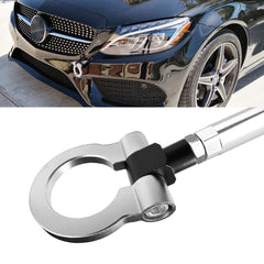 Silver Metal Track Racing Style Aluminum Tow Hook For Mercedes Benz C E S M GLA GLK