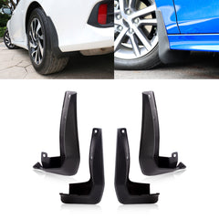 4PCS Front&Rear Mud Flap Splash Guard Accessories For 2016-21 Honda Civic Sedan