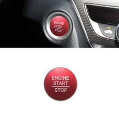Red Aluminum Start/Stop Engine Button Cover Trim For 10th Gen Honda Accord Civic
