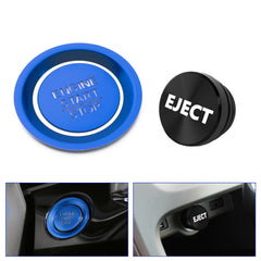 Blue Engine + Black Cigarette Lighter Eject Button Cover For Honda Civic 2022