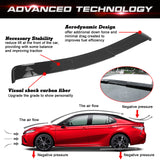 Carbon Fiber Look Rear Roof Visor Splitter Cover Trim For Toyota Camry 2018-2022
