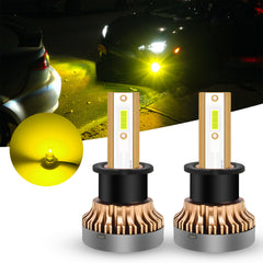 For Toyota Corolla 2001 2002 2003 2004 LED Fog Light Bulbs Bright Golden Yellow