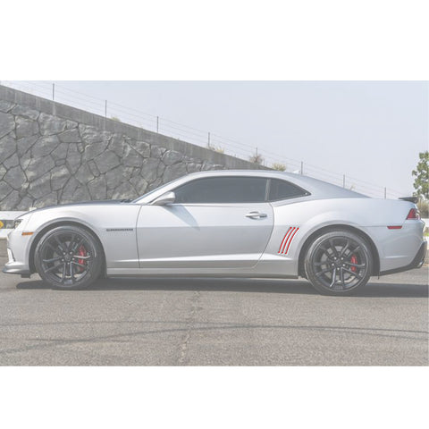 For Chevrolet Camaro SS RS LS 2010-2015 Red Side Body Vent Insert Stickers Kit