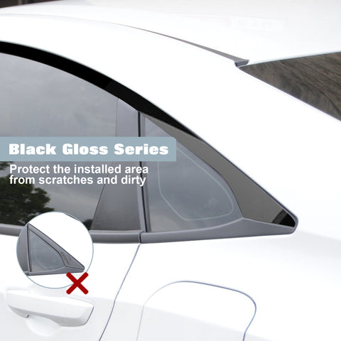 For Tesla Model 3 Model Y Carbon Fiber Look Dashboard Overlay Molding Cover Trim