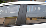 Carbon Fiber Style Car Window Pillar Post Trim Decal Sticker for Honda Accord Sedan 2013-2017