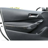 Carbon Fiber Texture Front Side Door Armrest Cover For Toyota Corolla 2020-2023