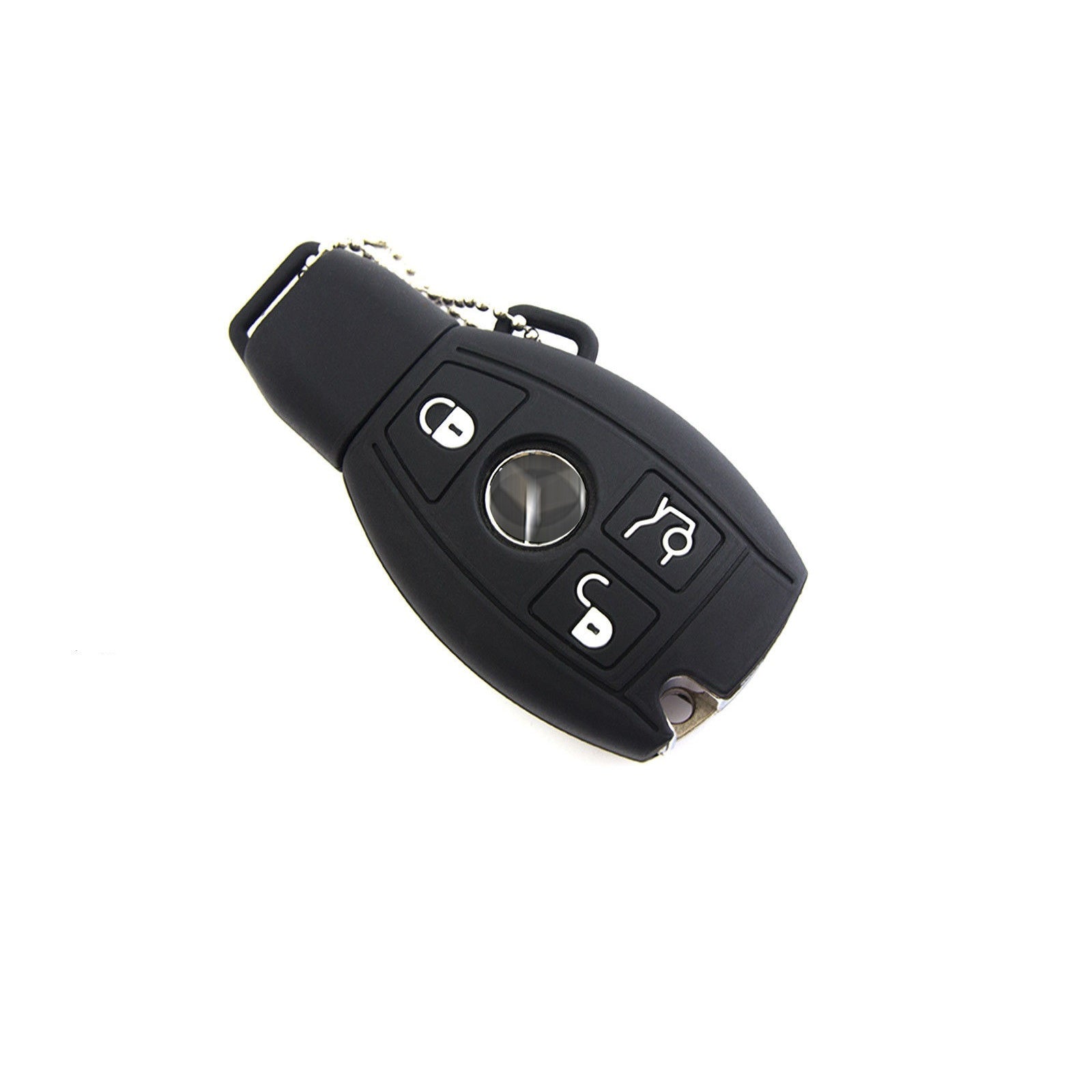 2*Silicone Fob Key Cover for 2017-2021 Mercedes-Benz A C E S CLA