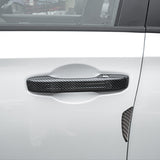 Carbon Fiber Style Door Handle+Door Edge Protect Trim For Honda Civic 11th 2022+