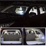 White Interior LED Lights Kit for Honda Civic 2006-2012 8th Gen, Super Bright 6000K LED Map Dome Cargo Trunk License Plate Light Bulbs Replacement Interior Package and Install Tool