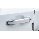 Glossy Chrome Door Handle + Door Edge Protect Trim For Honda Accord 2018-2022