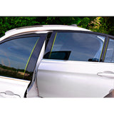 8pcs Glossy Black Car Door Window Pillar Post Trim Cover Molding for Toyota RAV4 2013-2018