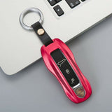 Red Smart Key FOB Cover Shell Holder For Porsche Panamera Cayenne G2 Remote Key