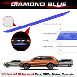 Blue Luminous Reflective Car Bumper Night Driving Warning Sticker Strips 10PCS