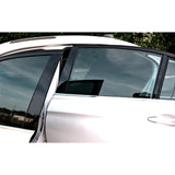 6pcs for Toyota Corolla 2009-2013 Pillar Post Trim Cover, Glossy Black Car Door Window Pillar Post Cover Molding Kit