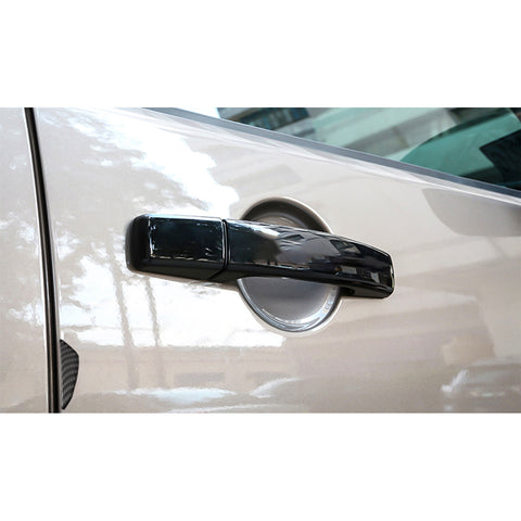 Gloss Black Door Handle+Door Edge Protect Trim For Land Rover Range Rover 02-12