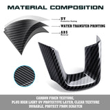 Carbon Fiber Pattern Steering Wheel Bottom Cover Trim For Honda Civic 11th 2022-up, Accord CRV HRV 2023-up