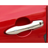 Chrome Silver Smart Door Handle+Door Edge Protect Trim For Toyota Camry 2018-22