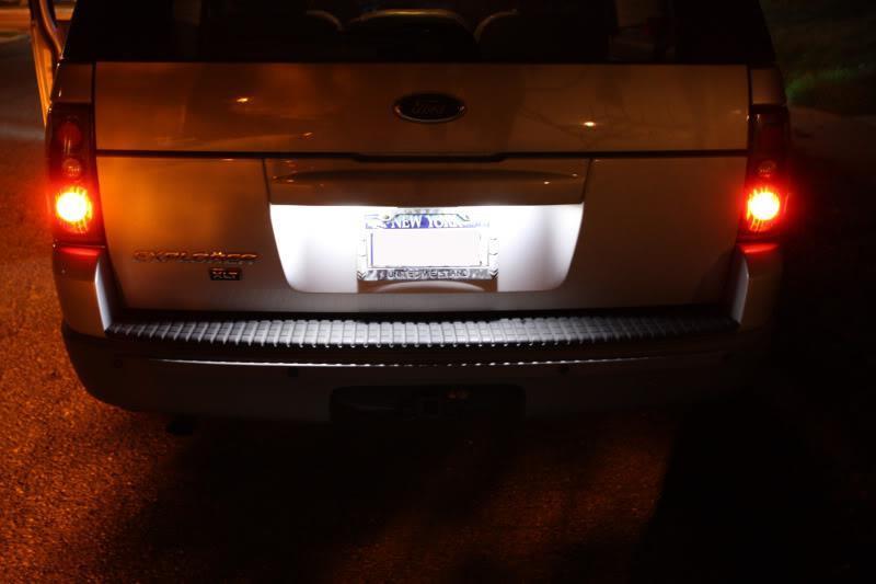 Bright White LED License Plate Light Kit For Ford Explorer Fusion Fiesta Escape – Canbus Error Free