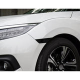 2Pcs Black Vinyl Turn Signal Light Sticker Decal For Honda Civic 10th 2016-2021