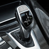 Silver Gear Shift Knob Lever P Parking Shift Button Cover Frame Trim For BMW 2 3 4 5 6 Series X3 X4 X5 X6 F22 F23 F30 F31 F32 F33 F34 F10 F06 F25 F26 F15 F16