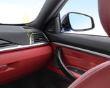 Carbon Fiber Look Dashbord ABS Air AC outlet Vent Cover Trim For Honda Civic 10th Sedan 2016-2020