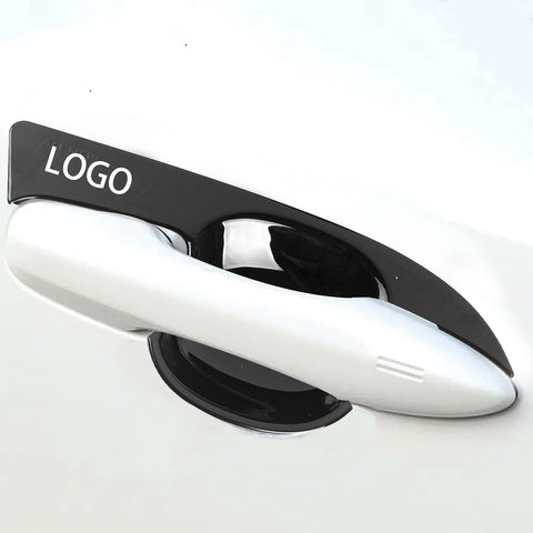 Gloss Black Exterior Door Handle Bowl Cover Frame For Toyota Corolla 2020-2024