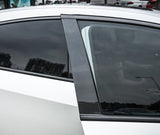 Carbon Fiber Car Door Window Pillar Post Frame Decal Molding Trim for Honda Civic 2006-2011