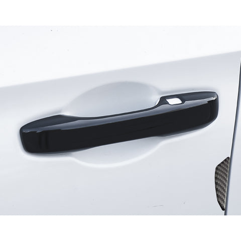 Gloss Black Door Handle+Door Edge Protect Guard Trim For Honda Civic 11th 2022+