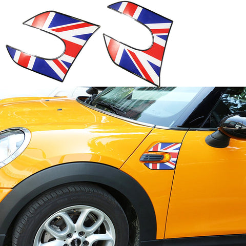 Fender Side Scuttles Stickers Decal For Mini Cooper S F56 2014+ [UK Union]