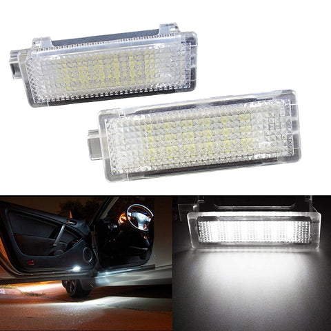2 x Xenon White BMW LED Step Courtesy Door Light Lamps For 1 3 5 7 Series X3 X5 X6