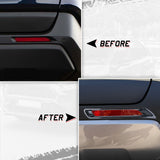 Carbon Fiber Texture Front Rear Fog Light Frame Cover Trim For Toyota RAV4 2019-2024