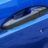 New Carbon Fiber Style Side Door Handle Cover Guard Trim for Honda Fit 2014-2019