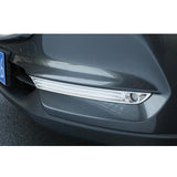 for Mazda CX-5 CX5 2017 2018 2019 Front Fog Light Cover Trim, ABS Chrome Car Front Bumper Fog Lamp Frame Bezel Molding
