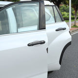 Door Handle+Carbon Fiber Door Edge Protect Trim For Toyota Highlander 2020-UP