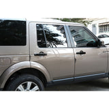 Gloss Black Door Handle+Door Edge Protect Trim For Land Rover Freelander 2 06-09